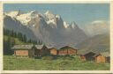Postkarte - Hasliberg ob Meiringen - Mägisalp mit Wetterhorngruppe und Eiger