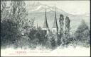 Postkarte - Luzern - Hofkirche und Pilatus