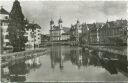 Luzern - Blick zur Jesuitenkirche - Foto-AK