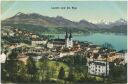 Postkarte - Luzern und die Rigi