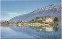 Postkarte - Iseltwald am Brienzersee mit Niesen