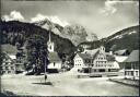 Wildhaus - (Obertoggenburg) - Dorfplatz mit Schafberg - Hotel Sonne - Foto-AK Grossformat