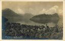 Postkarte - Vitznau gegen Buochserhorn - Stanserhorn und Bürgenstock