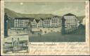 Postkarte - Gruss aus Einsiedeln  - Hauptplatz - Kloster
