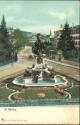 Postkarte - St. Gallen - Broderbrunnen ca. 1905