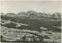 Blick vom Etzel Kulm auf Aubrig Glärnisch und Fluhberg - Foto-AK