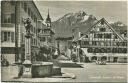 Küssnacht - Dorfplatz mit Pilatus - Foto-AK