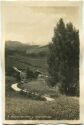 Strasse nach Flims und Tschingelhörner - Foto-AK 30er Jahre