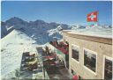 Piz Lagalp - Sonnenterrasse am Panorama-Bergrestaurant - AK Grossformat
