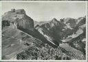 Ansichtskarte - Schweiz - Kanton Appenzell - Hoher Kasten mit Spitzmeilen Tödi Kreuzberge