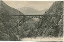Postkarte - Ligne du Loetschberg - Pont du Bietschtal