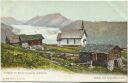 Postkarte - Chapelle de Belalp et glacier d' Aletsch