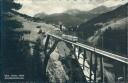 Chur-Arosa-Bahn - Gründjitobelbrücke - Foto-AK