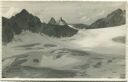 Silvretta-Gebiet - Aussicht vom Piz Iliana gegen gross Litznergruppe - Foto-AK