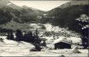Ansichtskarte - Klosters mit Blick gegen Davos