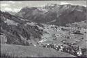 Foto-AK - Klosters Dorf - Blick gegen Pischahorn