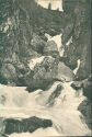 Ansichtskarte - Schweiz - Kanton Graubünden - Wasserfall in der Schlucht bei Sils-Maria