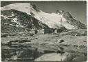 Berghaus - Fuorcla Surley gegen Piz Corvatsch - Foto-AK Grossformat