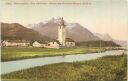 Postkarte - Sils - Kirche - Piz della Margna