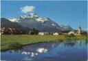 Postkarte - Am Inn bei Sils-Baselgia