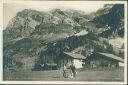 Ansichtskarte - Schweiz - Kanton Wallis - 1874 Champery - Barmaz - le Restaurant - Ziege