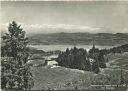 Seebodenalp - Kapelle mit Zugersee - Foto-AK