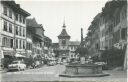 Murten - Grande rue et porte de Berne - Foto-AK