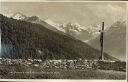 Ansichtskarte - Kanton Wallis - Chandolin - Vue sur les Alpes