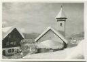 Fidaz - Kirche und Kurhaus - Foto-AK Grossformat