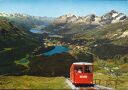 Ansichtskarte - Muottas Muragl - Blick auf Oberengadiner Seen