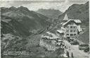 Hotel Klausen-Passhöhe gegen Schächental und Urirotstock - Foto-AK