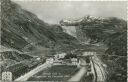 Gletsch - Rhonegletscher mit Galenstock - Foto-AK 50er Jahre