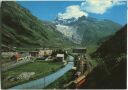 Postkarte - Gletsch - Furka-Oberalp-Bahn