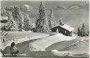 Rigi - Kaltbad - Schlittenweg - Foto-AK 