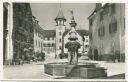 Maienfeld - Rathausplatz - Foto-AK