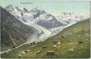 Postkarte - Roseg-Gletscher