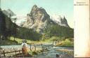 Postkarte - Rosenlaui - Wellhorn und Wetterhorn ca. 1900