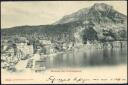 Postkarte - Brunnen mit Frohnalpstock 1904