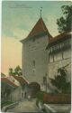 Postkarte - Burgdorf - Eingangstor zum Schloss
