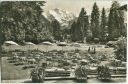 Postkarte - Interlaken - Kursaal - Garten