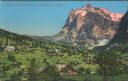 Postkarte - Grindelwald mit Wetterhorn
