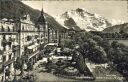 Foto-AK - Interlaken - Hotels Victoria und Jungfrau