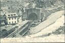 Postkarte - Göschenen - Gotthardtunnel