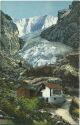 Postkarte - Grindelwald - Unterer Gletscher - Chalet zum Marmorbruch 20er Jahre