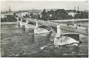 Basel - Johanniterbrücke mit Klein Basel - Foto-AK