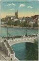 Postkarte - Basel - Mittlere Rheinbrücke - Stiege