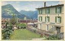 Postkarte - Lugano - Hotel Luzern-Jura - Besitzer F. Abba