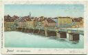 Postkarte - Basel - Alte Rheinbrücke