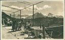 Ansichtskarte - Kanton Bern - Brienzer Rothorn - Hotelterrasse - Blick auf die Berner Hochalpen