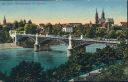 Ansichtskarte - Basel - Wettsteinbrücke mit Münster